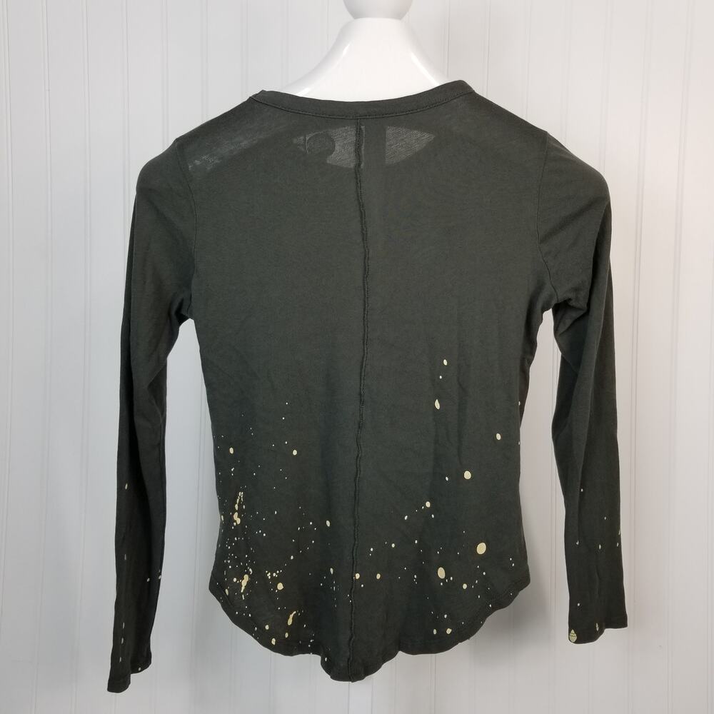 Chaser Sweet Victory Shirttail Top Green Small - Picture 2 of 7